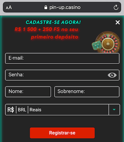 Pin Up casino Registro