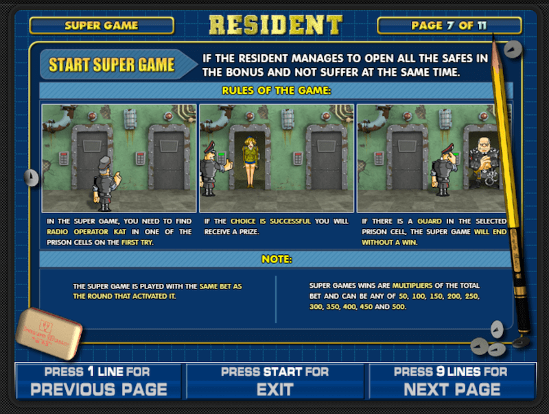Полные правила супер-игры Resident